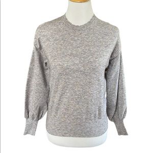 Ella Moss Maggie lavender puff sleeve sweater
